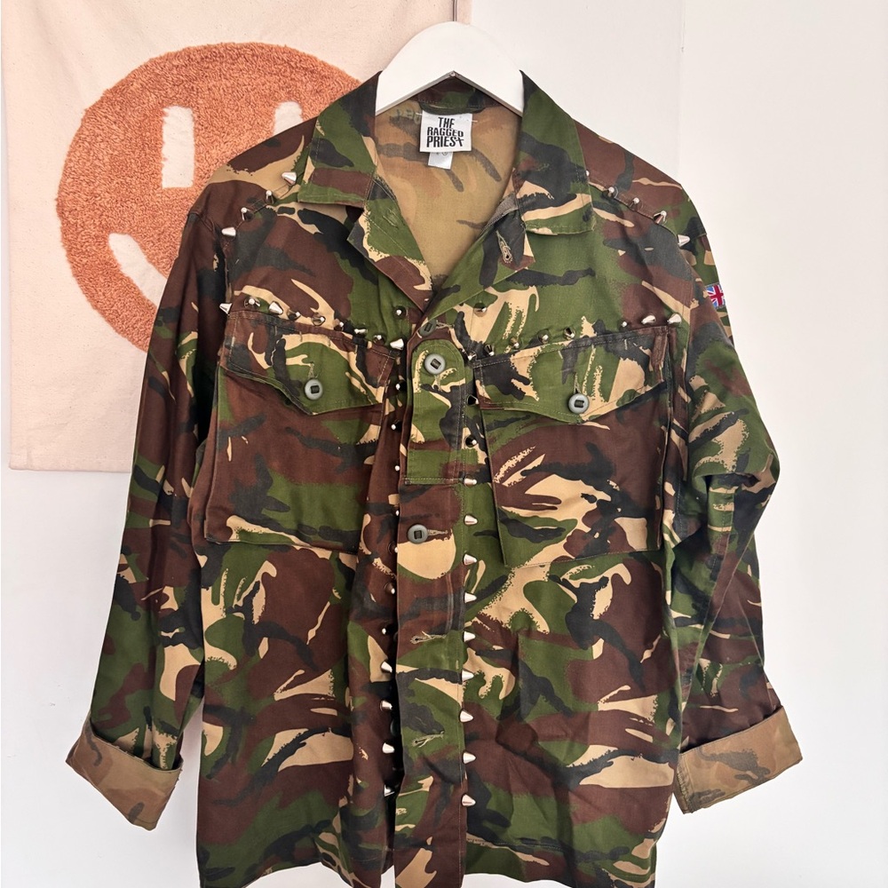 The Ragged Priest Green Camouflage Jacket